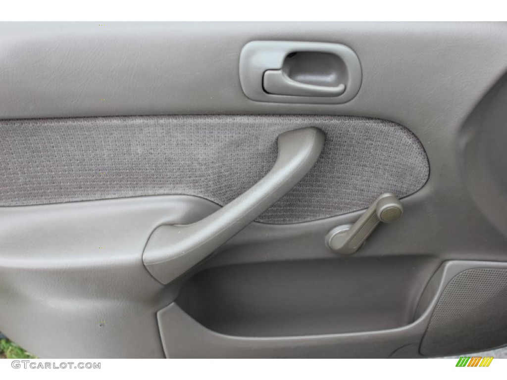 1996 Civic DX Sedan - Dark Green Pearl Metallic / Beige photo #7