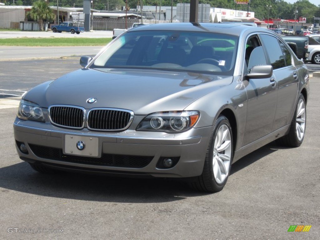 2007 7 Series 750Li Sedan - Sterling Grey Metallic / Black photo #2
