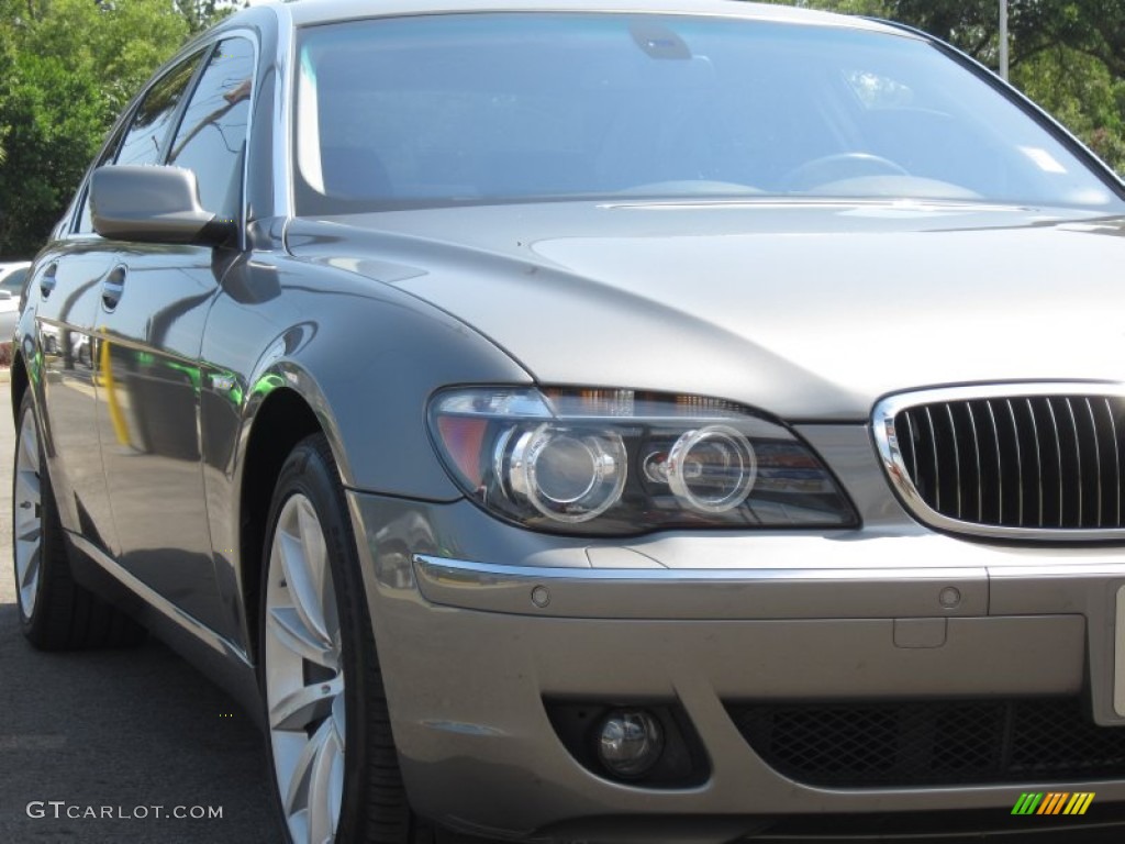 2007 7 Series 750Li Sedan - Sterling Grey Metallic / Black photo #15
