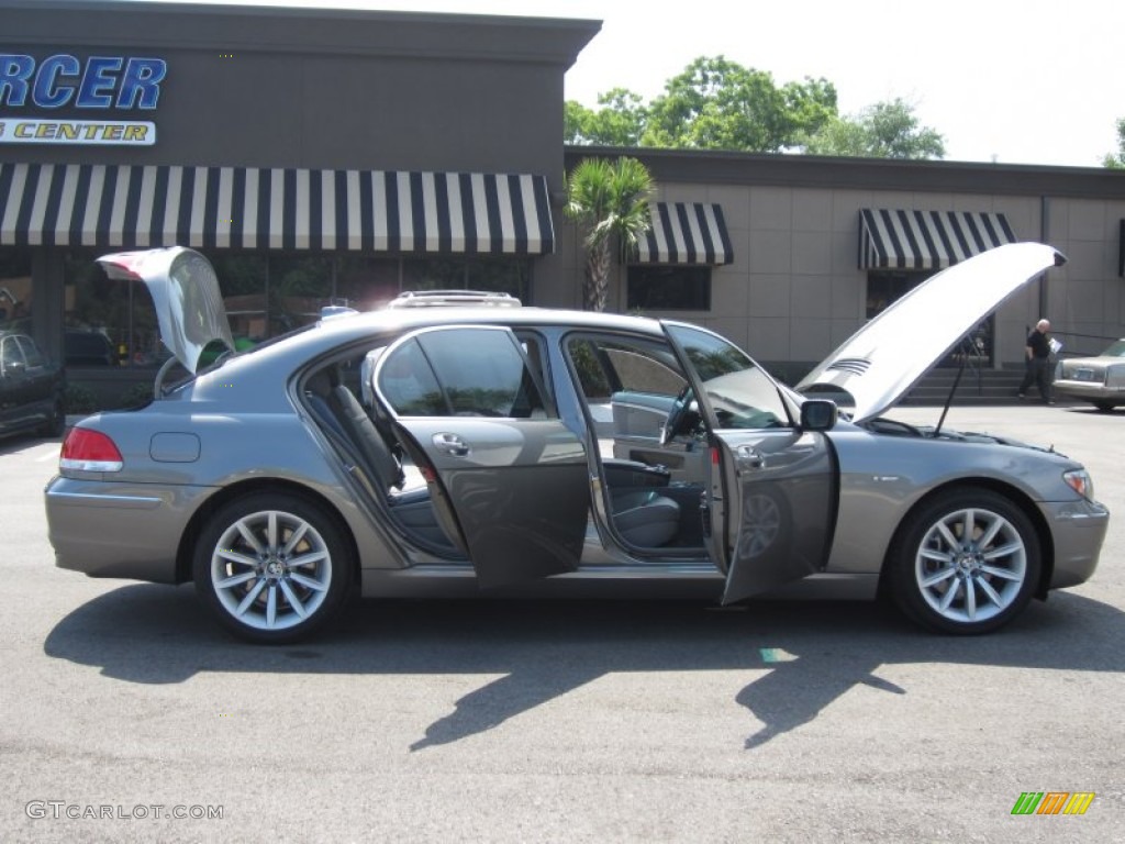 2007 7 Series 750Li Sedan - Sterling Grey Metallic / Black photo #21