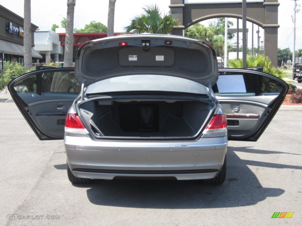 2007 7 Series 750Li Sedan - Sterling Grey Metallic / Black photo #23