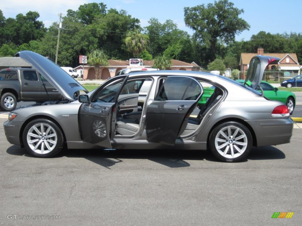 2007 7 Series 750Li Sedan - Sterling Grey Metallic / Black photo #25