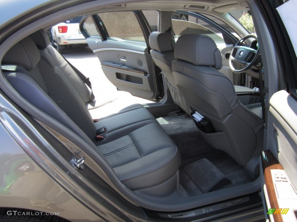 2007 7 Series 750Li Sedan - Sterling Grey Metallic / Black photo #29