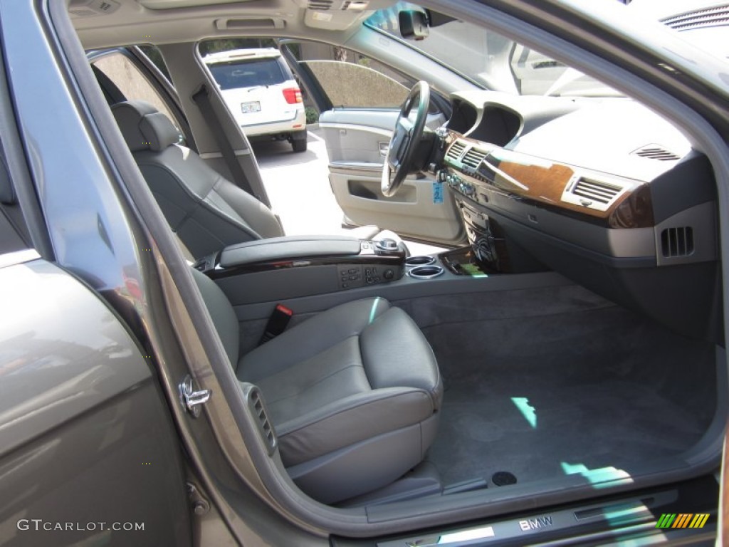 2007 7 Series 750Li Sedan - Sterling Grey Metallic / Black photo #30
