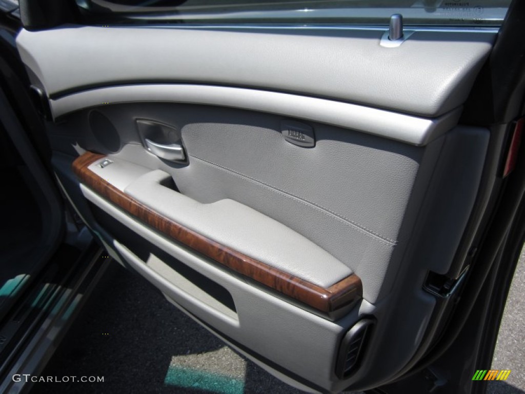 2007 7 Series 750Li Sedan - Sterling Grey Metallic / Black photo #31