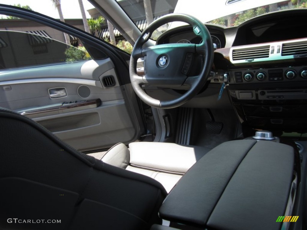 2007 7 Series 750Li Sedan - Sterling Grey Metallic / Black photo #34