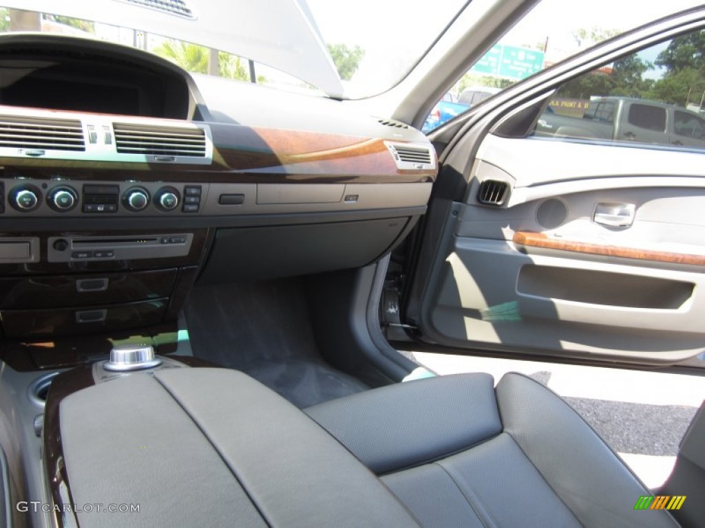 2007 7 Series 750Li Sedan - Sterling Grey Metallic / Black photo #35