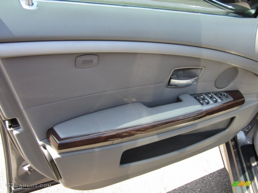 2007 7 Series 750Li Sedan - Sterling Grey Metallic / Black photo #38