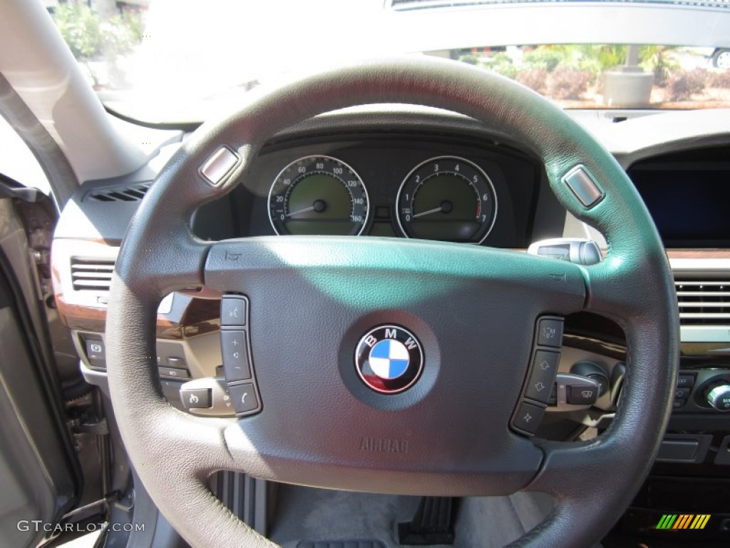 2007 7 Series 750Li Sedan - Sterling Grey Metallic / Black photo #40
