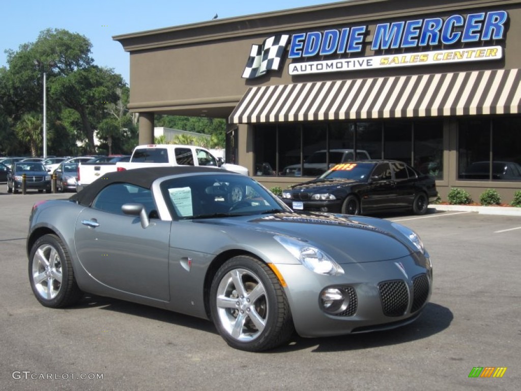 2007 Solstice GXP Roadster - Sly Gray / Ebony photo #2