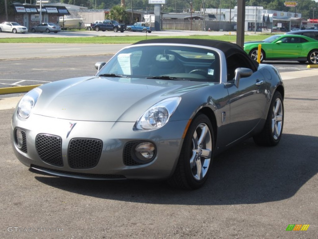 2007 Solstice GXP Roadster - Sly Gray / Ebony photo #3