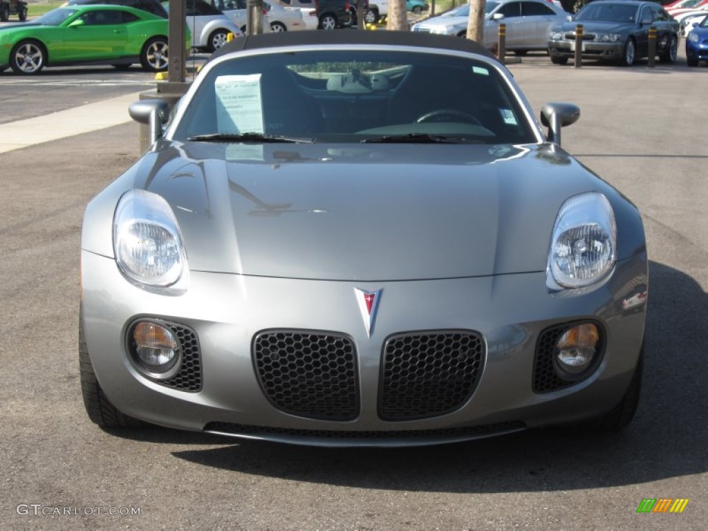 2007 Solstice GXP Roadster - Sly Gray / Ebony photo #4