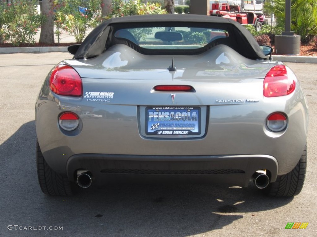 2007 Solstice GXP Roadster - Sly Gray / Ebony photo #9