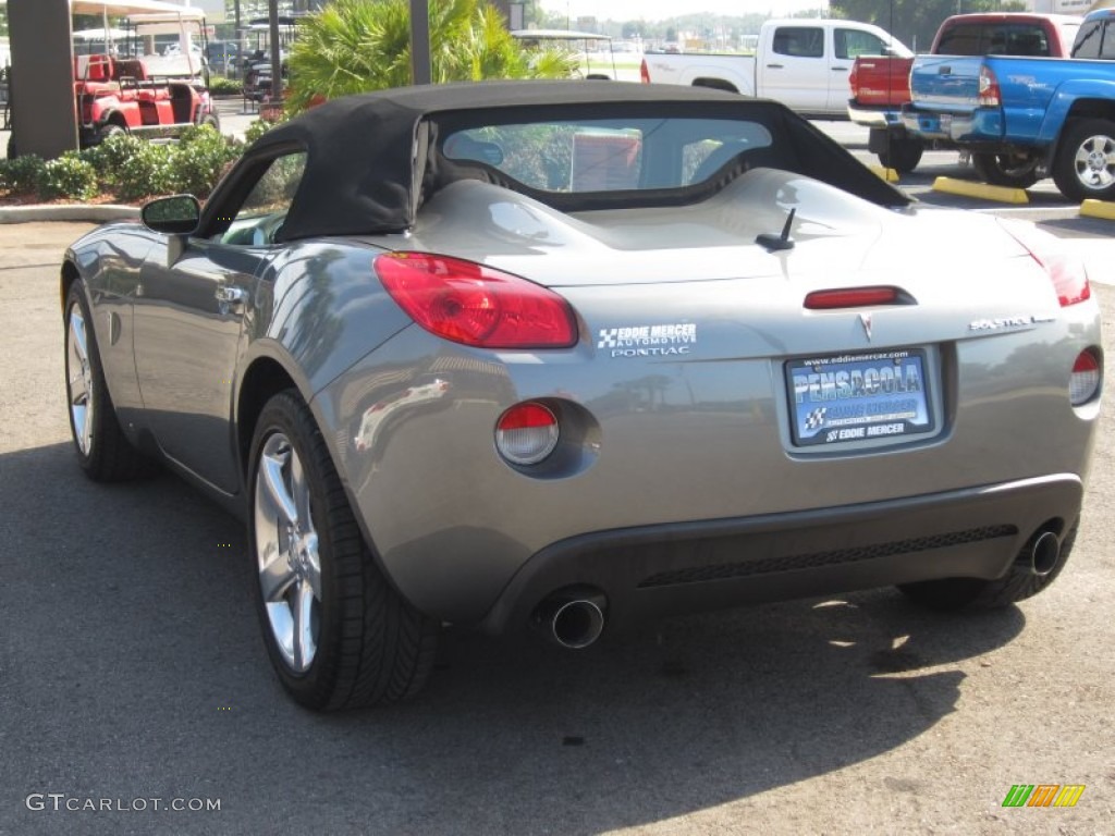 2007 Solstice GXP Roadster - Sly Gray / Ebony photo #10