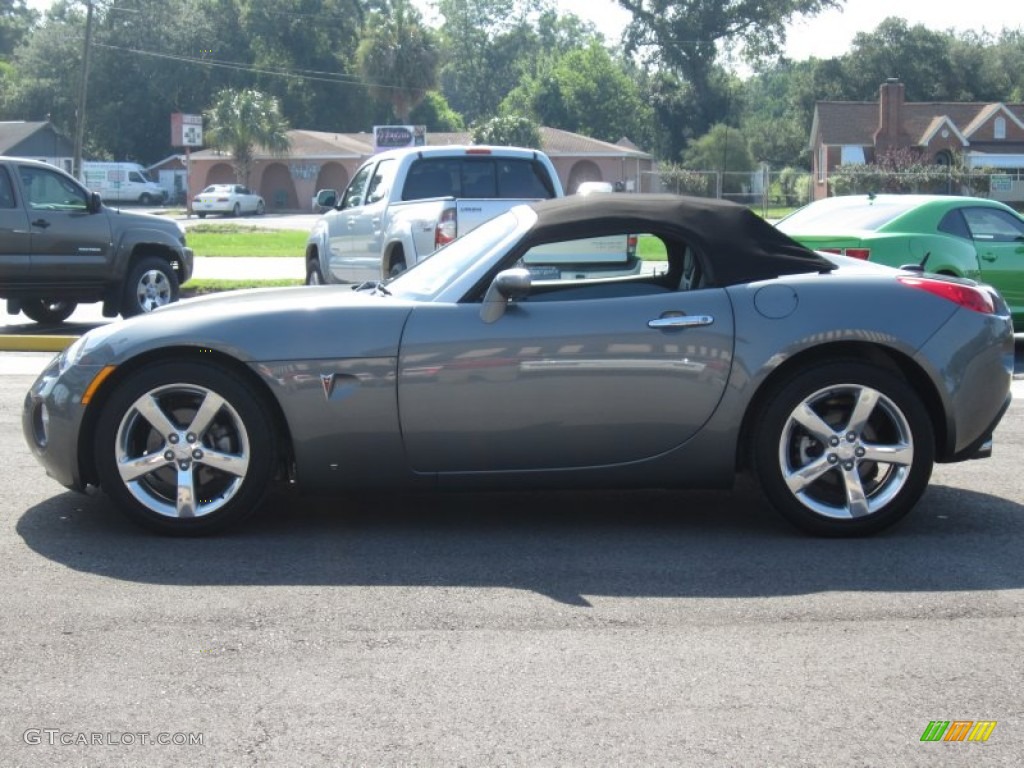 2007 Solstice GXP Roadster - Sly Gray / Ebony photo #12