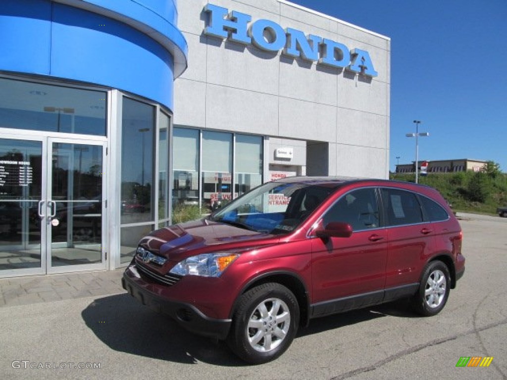 2008 CR-V EX-L 4WD - Tango Red Pearl / Gray photo #1