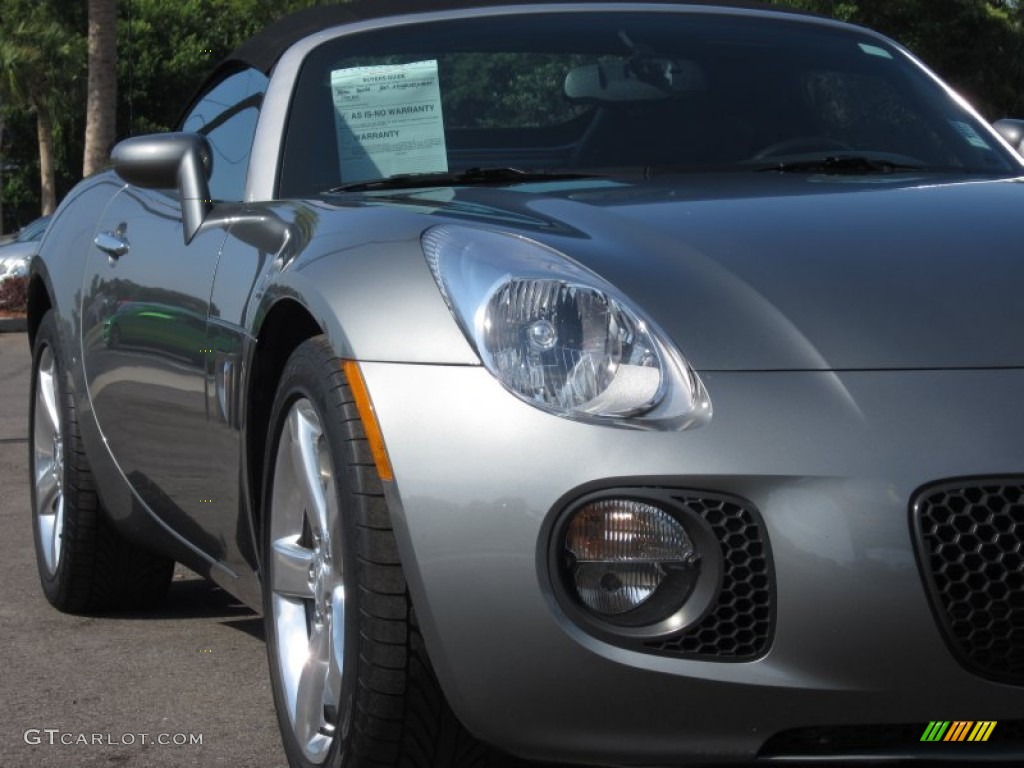 2007 Solstice GXP Roadster - Sly Gray / Ebony photo #15