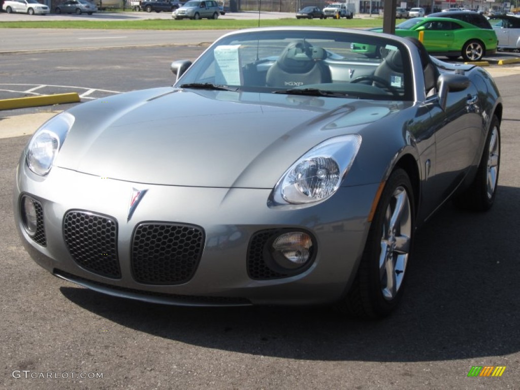 2007 Solstice GXP Roadster - Sly Gray / Ebony photo #27