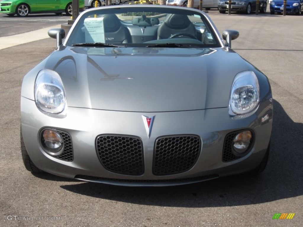 2007 Solstice GXP Roadster - Sly Gray / Ebony photo #28