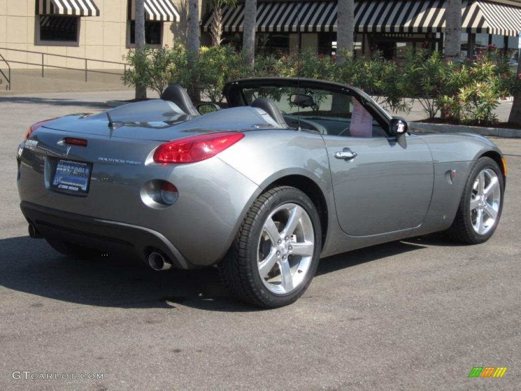 2007 Solstice GXP Roadster - Sly Gray / Ebony photo #31