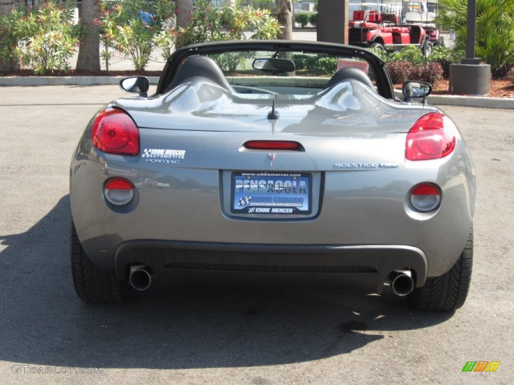 2007 Solstice GXP Roadster - Sly Gray / Ebony photo #32