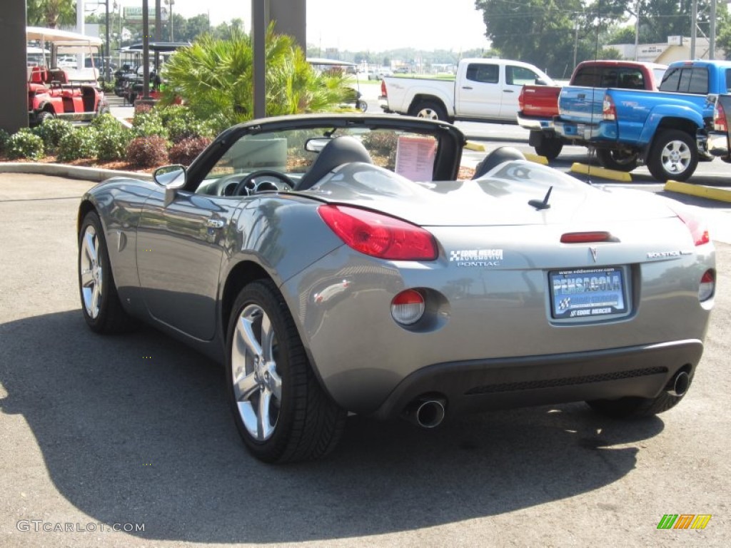 2007 Solstice GXP Roadster - Sly Gray / Ebony photo #33