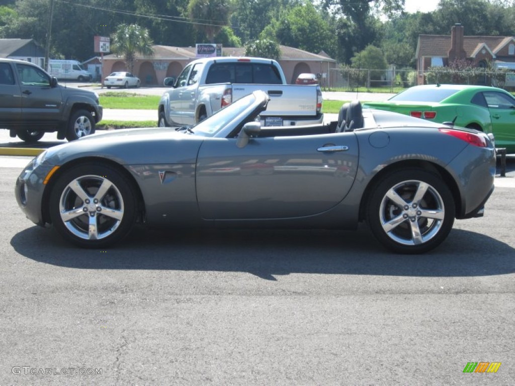 2007 Solstice GXP Roadster - Sly Gray / Ebony photo #35