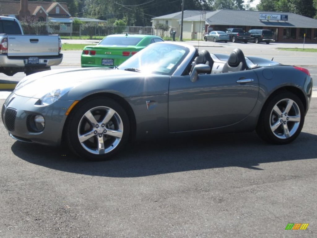 2007 Solstice GXP Roadster - Sly Gray / Ebony photo #36