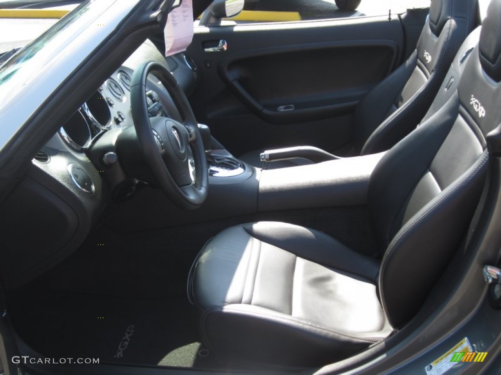 2007 Solstice GXP Roadster - Sly Gray / Ebony photo #45
