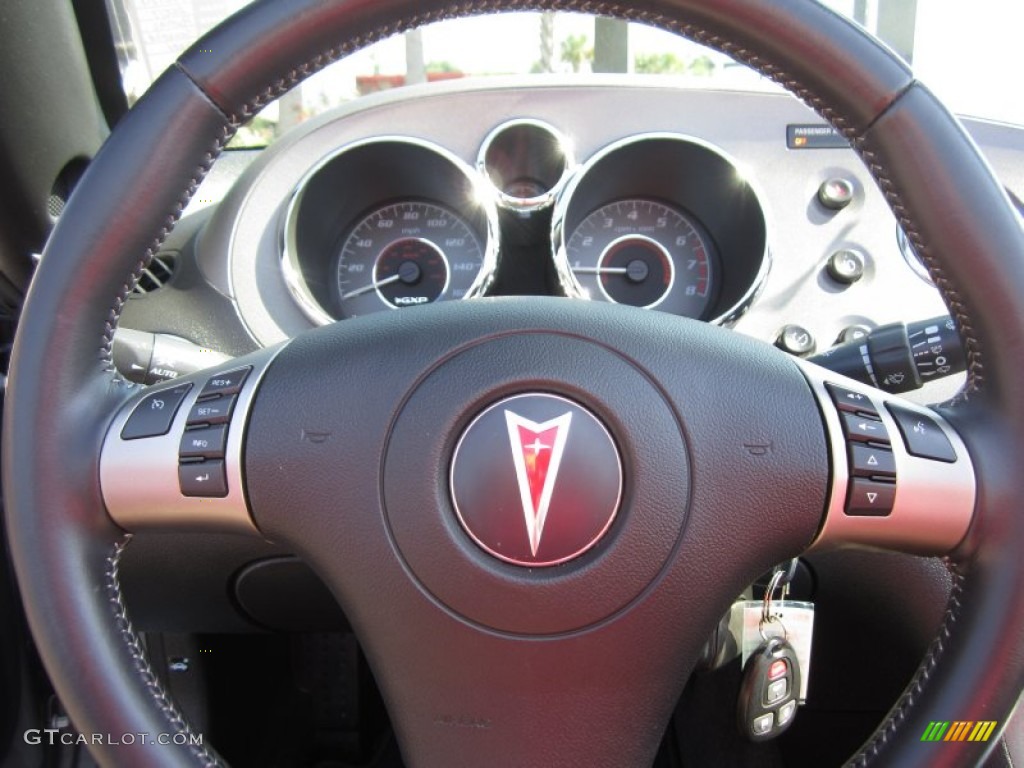 2007 Solstice GXP Roadster - Sly Gray / Ebony photo #46