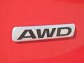 2008 Vivid Red Suzuki SX4 Crossover AWD  photo #4