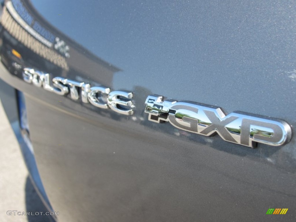 2007 Solstice GXP Roadster - Sly Gray / Ebony photo #53