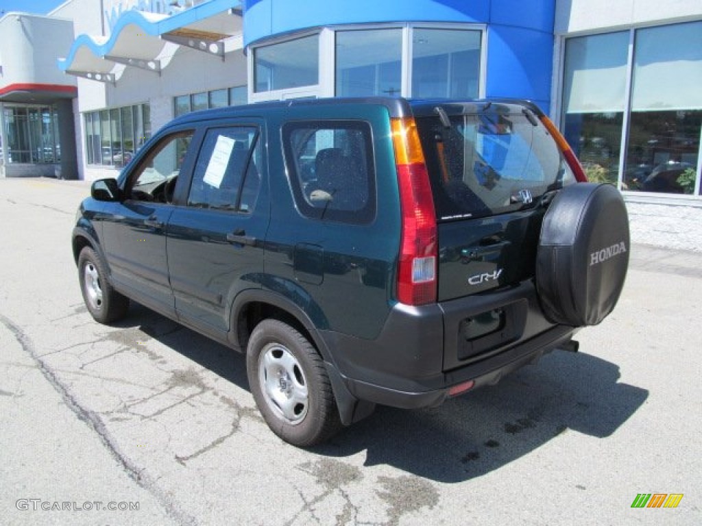 2003 CR-V LX 4WD - Clover Green Pearl / Saddle photo #4