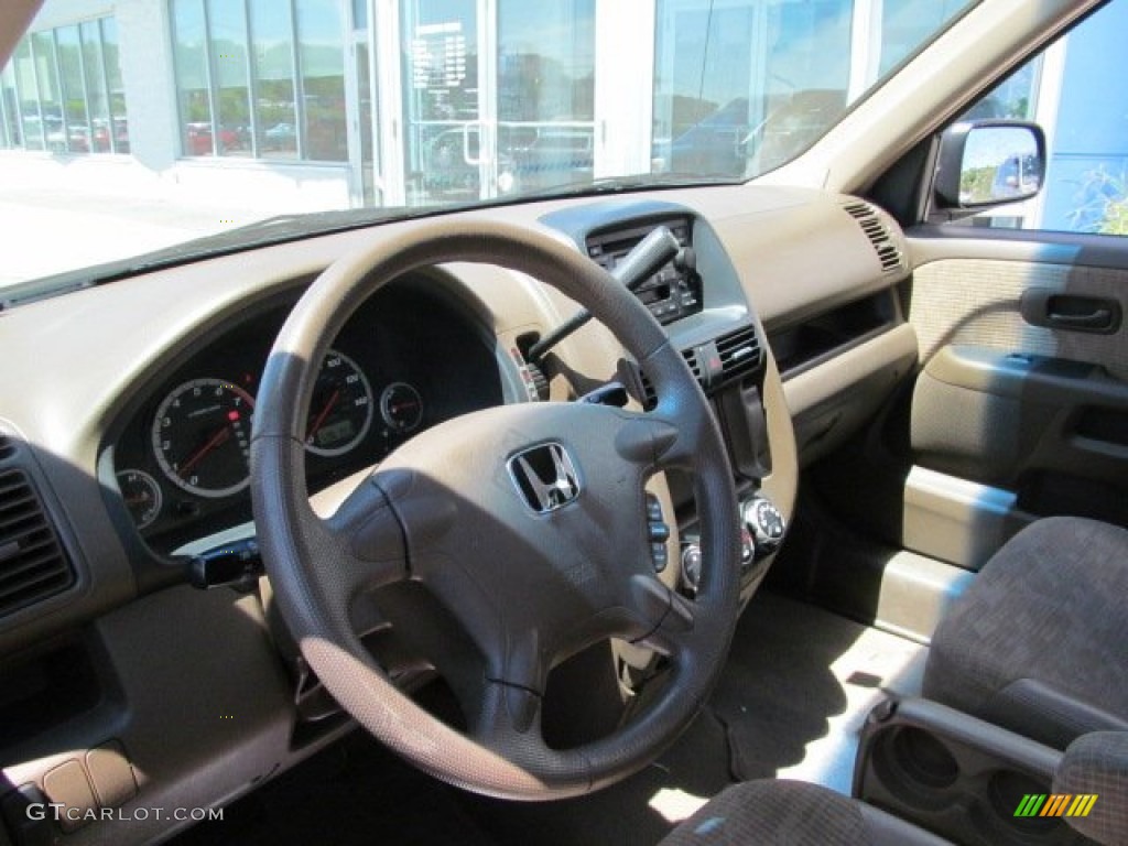 2003 CR-V LX 4WD - Clover Green Pearl / Saddle photo #11