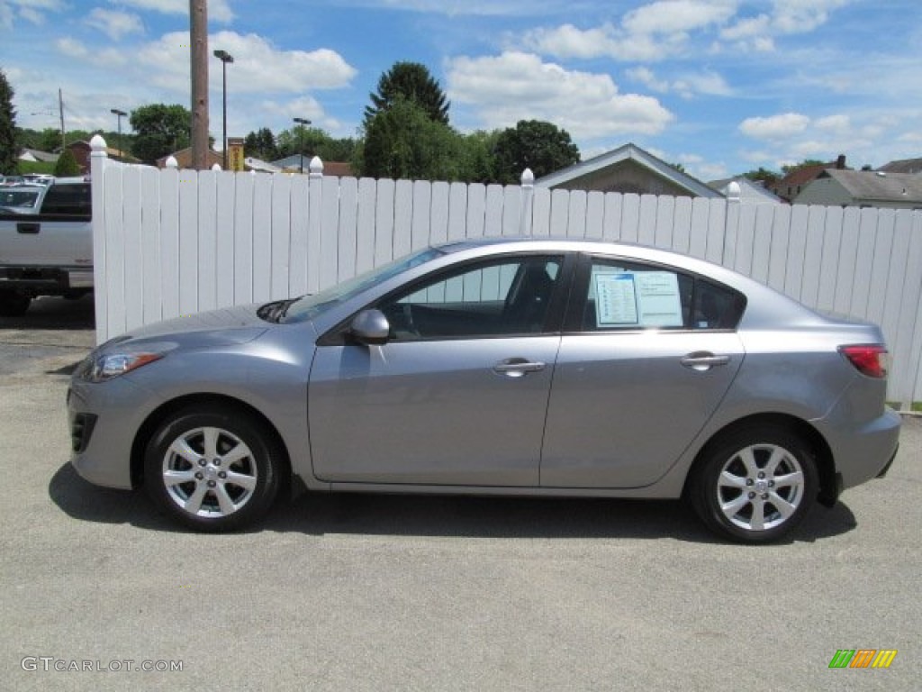 Liquid Silver Metallic 2010 Mazda MAZDA3 i Sport 4 Door Exterior Photo #66624716