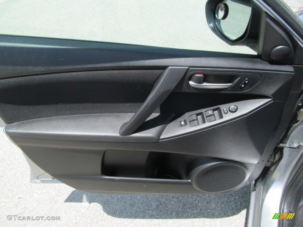 2010 Mazda MAZDA3 i Sport 4 Door Black Door Panel Photo #66624812