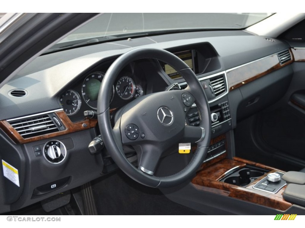 2011 Mercedes-Benz E 350 4Matic Sedan Black Dashboard Photo #66625313