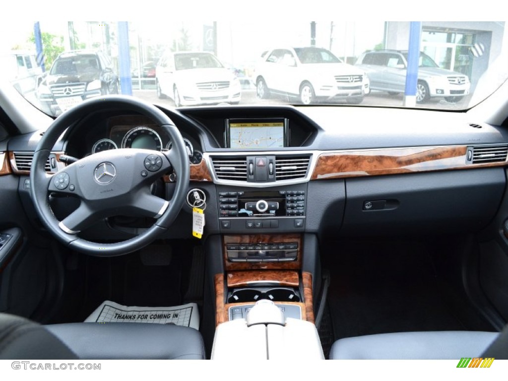 2011 Mercedes-Benz E 350 4Matic Sedan Black Dashboard Photo #66625322