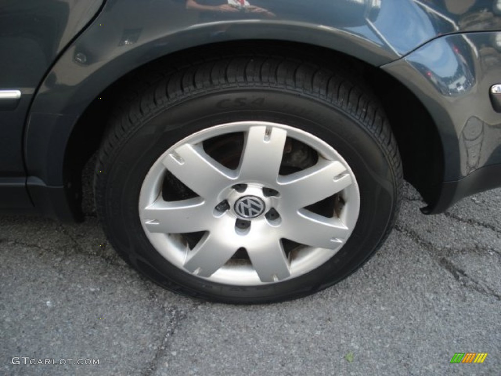 2003 Passat GLX 4Motion Sedan - Blue Anthracite Pearl / Black photo #12