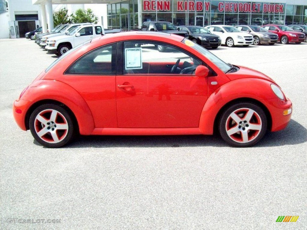 2002 New Beetle Special Edition Snap Orange Color Concept Coupe - Snap Orange / Black/Orange photo #3