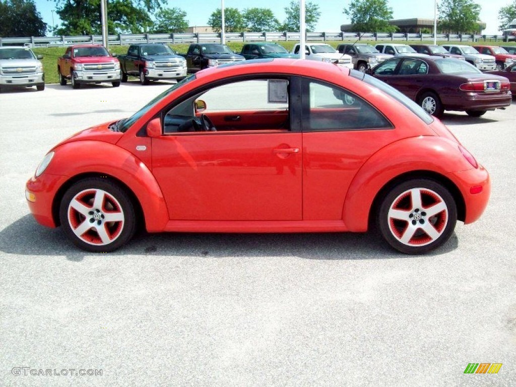 2002 New Beetle Special Edition Snap Orange Color Concept Coupe - Snap Orange / Black/Orange photo #13