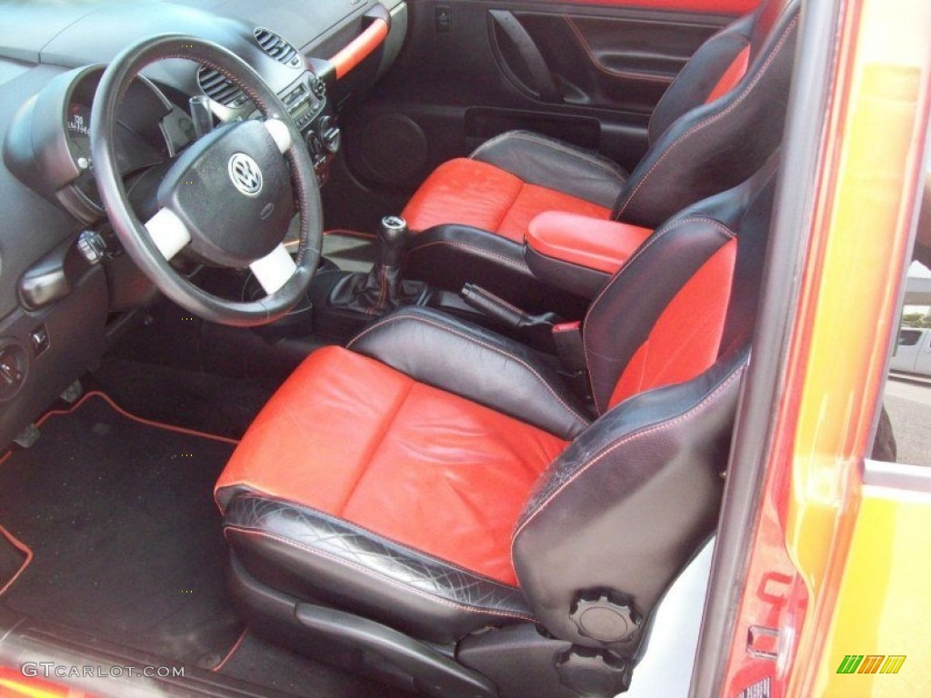 2002 New Beetle Special Edition Snap Orange Color Concept Coupe - Snap Orange / Black/Orange photo #19