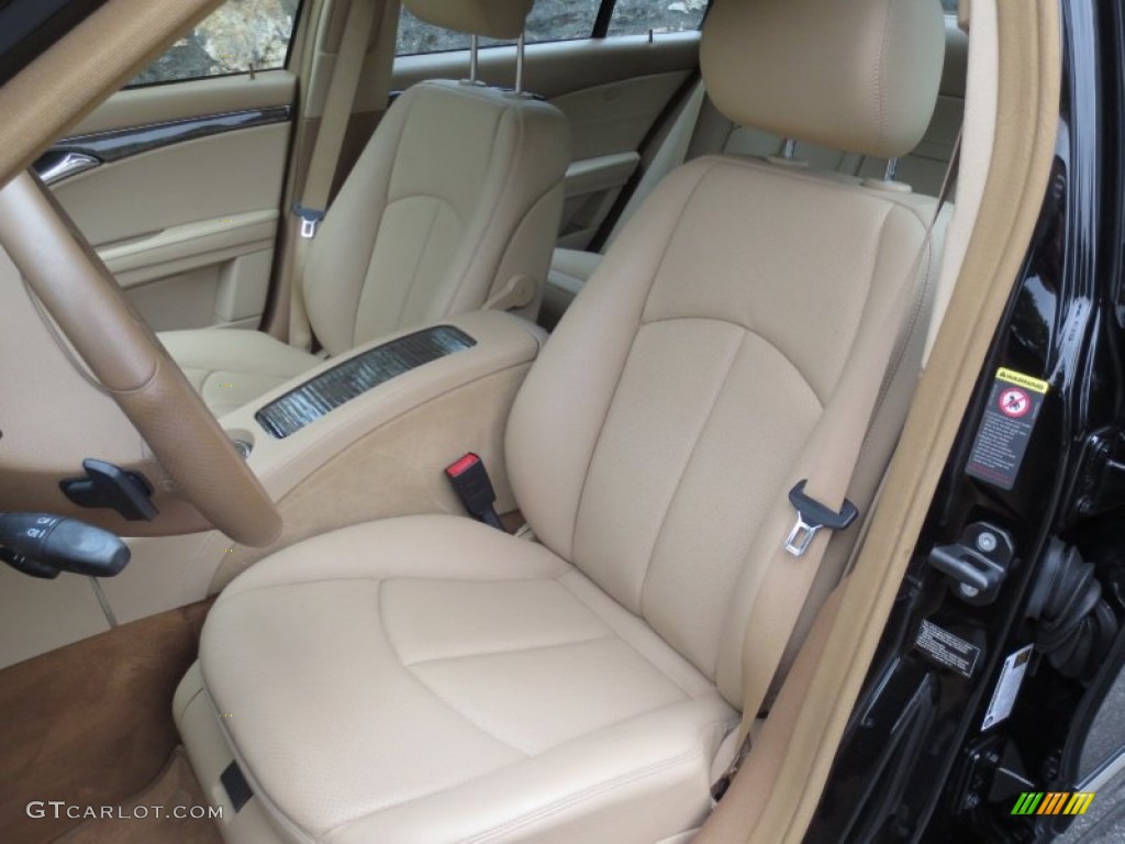 Cashmere Interior 2009 Mercedes-Benz E 350 Sedan Photo #66627470