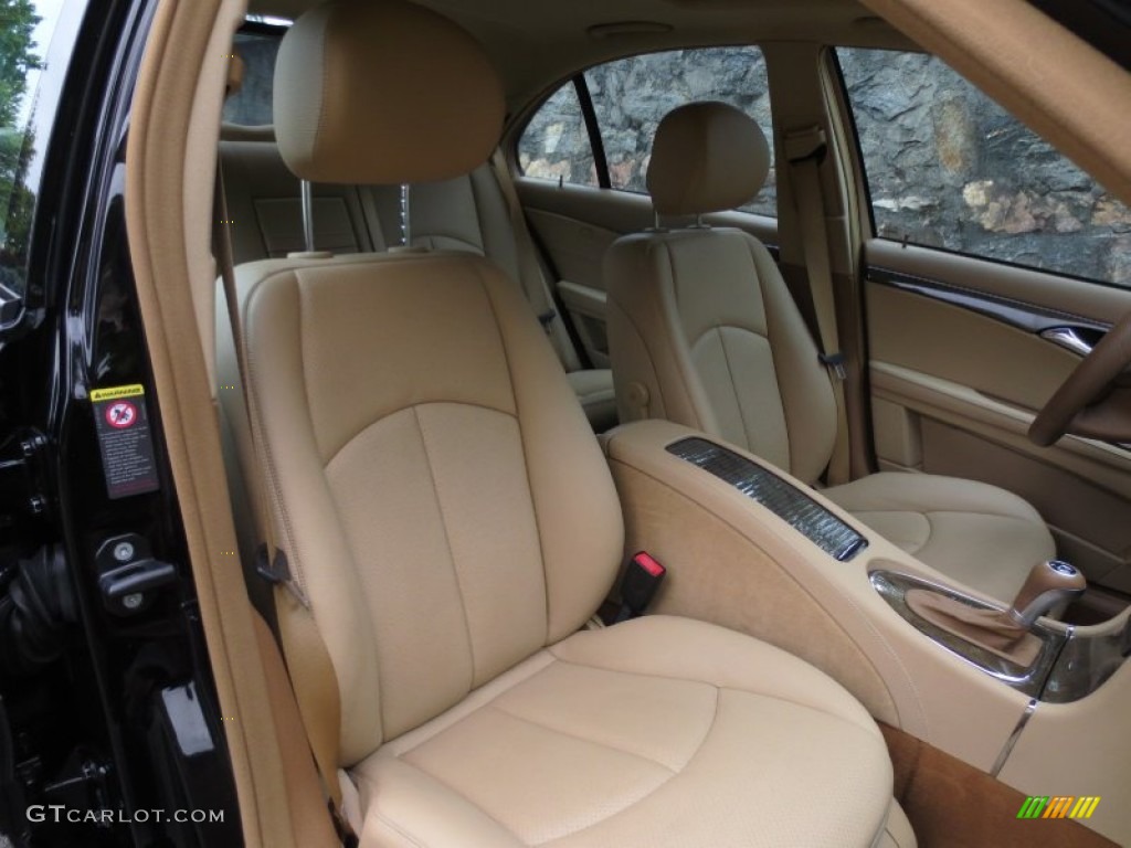 Cashmere Interior 2009 Mercedes-Benz E 350 Sedan Photo #66627473