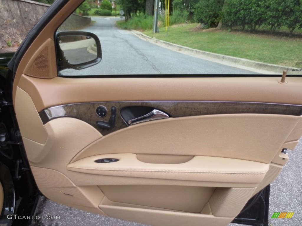 2009 Mercedes-Benz E 350 Sedan Cashmere Door Panel Photo #66627482