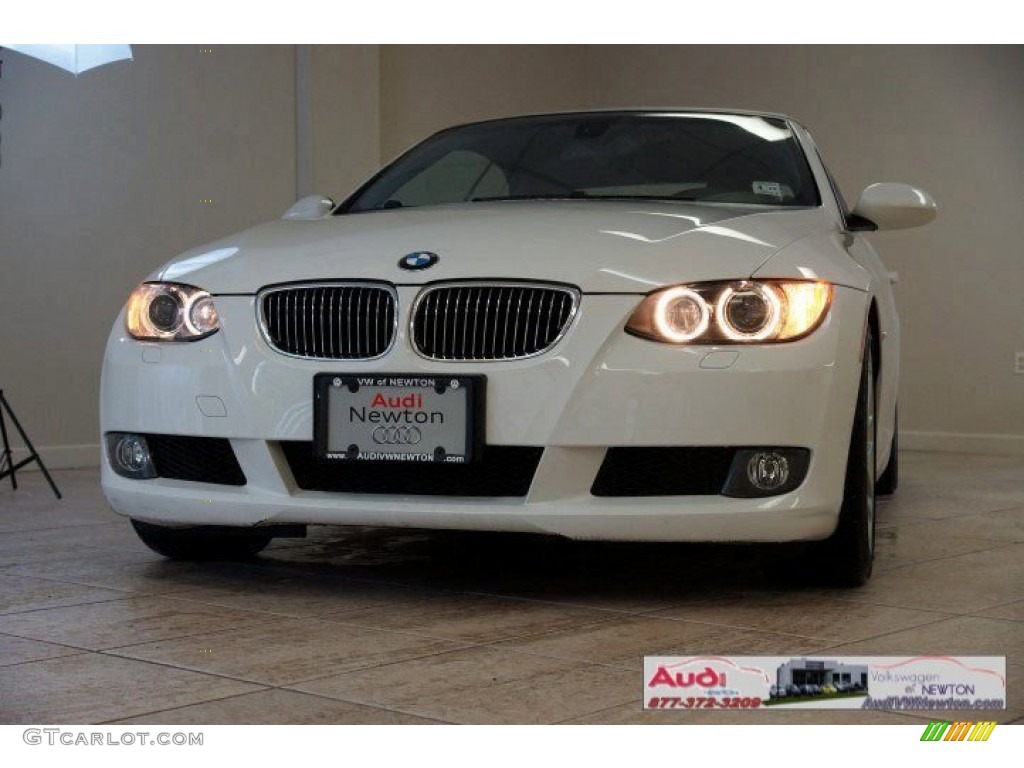 2009 3 Series 328i Convertible - Alpine White / Saddle Brown Dakota Leather photo #1