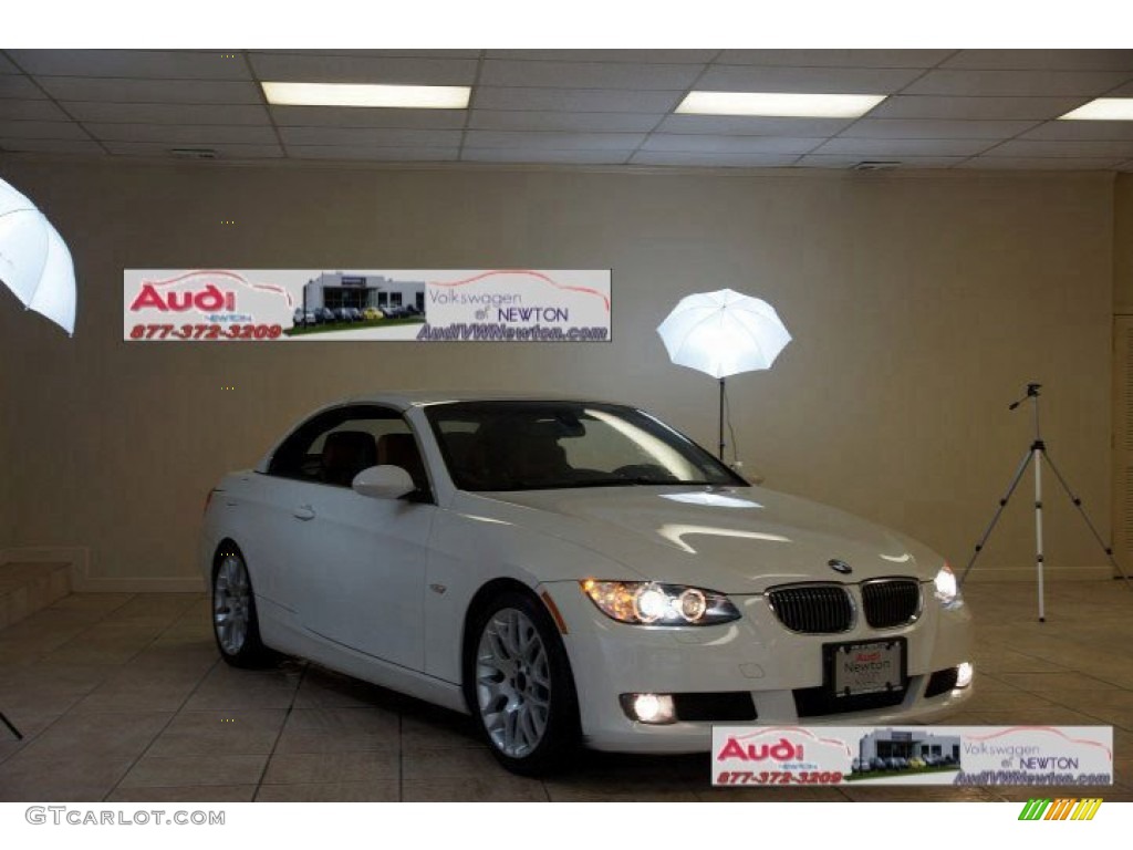 2009 3 Series 328i Convertible - Alpine White / Saddle Brown Dakota Leather photo #3