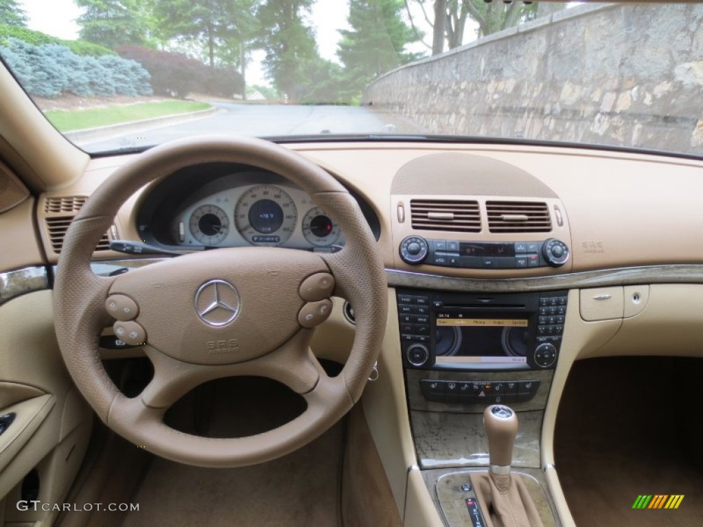 2009 Mercedes-Benz E 350 Sedan Cashmere Dashboard Photo #66627554