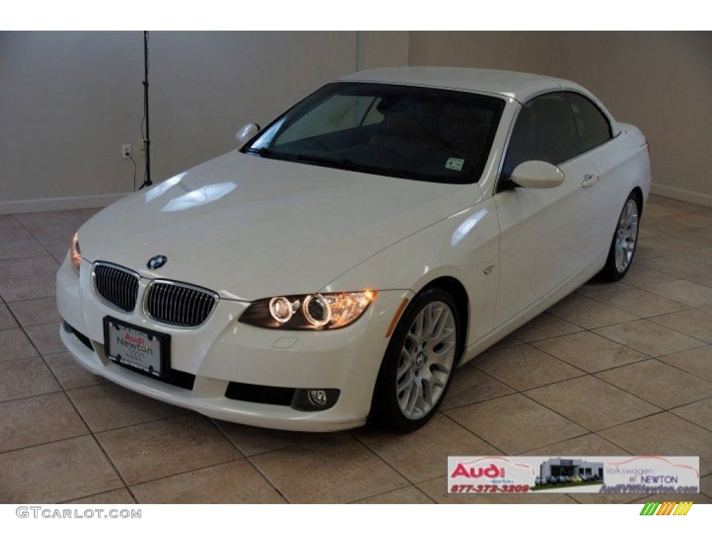 2009 3 Series 328i Convertible - Alpine White / Saddle Brown Dakota Leather photo #5