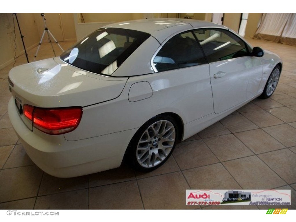 2009 3 Series 328i Convertible - Alpine White / Saddle Brown Dakota Leather photo #9